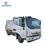 1.2 Tons Sanitation Truck 2525 Small Garbage Collection Truck Rear Loader