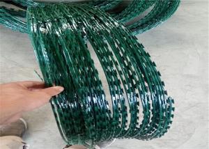 Wholesale PVC Coated BTO-10 Razor Barbed Wire Fence With High Strength For Fencing from china suppliers