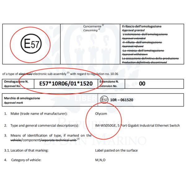 5-Port Industrial Network Switch Gigabit CE E-Mark Certified Unmanaged DIN Mounted