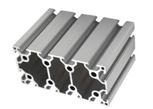 Wholesale Silvery Black Anodized 6063 T4 Aluminium Extrusion System T Slot Assembly Stage from china suppliers