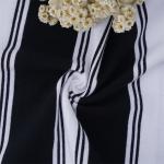 Skin-Friendly Comfortable And Breathable Striped Knit Fabric For Casual Wear
