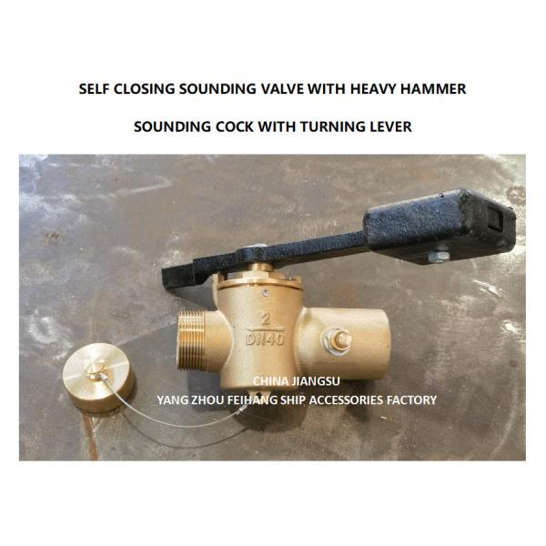 SOUNDING VALVE SELF CLOSING THREADED ENDS DN50 CB/T3778 & SOUNDING COCK THREADED ENDS DN50 CB/T3778