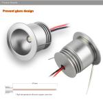 Mini Led Spotlight 1W Recessed Under Cabinet Light Showcase TV Rooms Decorative