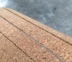 PBLOG hot sale Glass Divider Protector Cork Blocks For Glass Protection Cork Mat