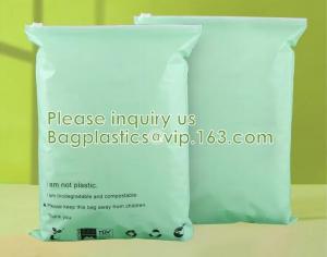 Wholesale Biodegradable Apparel, Clothes Packaging, Biodegradable Compostable Zip Clothing Bags With Logo from china suppliers