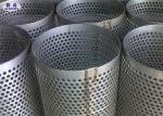 Silver Welded Perforated Stainless Steel Tube Slotted Tube Filter Cylinders