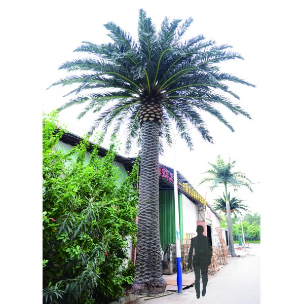 Artificial Date Palm Tree outdoor fake palm tree 10-20ft real touch leaves classic design