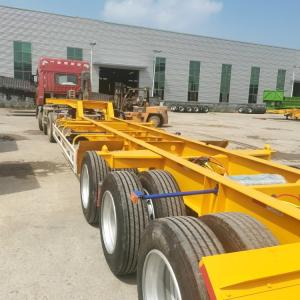 Wholesale New 40ft Container Semi Trailers Truck Semi-trailer 20 feet Skeleton Semi Trailers from china suppliers