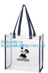 Promo PVC Plastic Shopping Handle Bag, Handling clear pvc blanket bags, handle