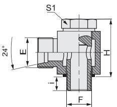 Hydraulic Bite-Type Tube Fitting Metric Banjo Fitting 1ci 1di 1ci-Rn 1di-Rn