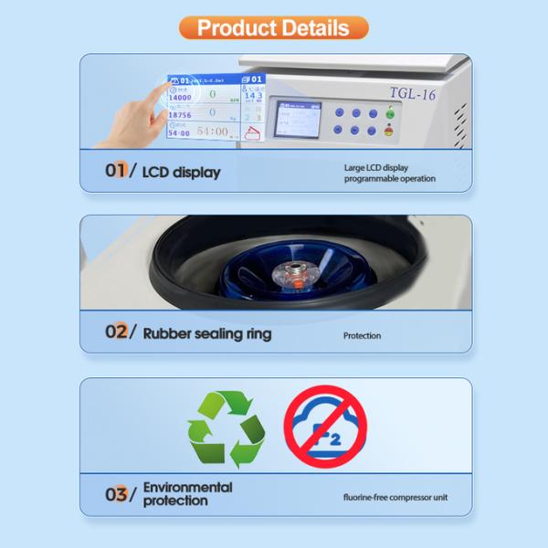Cenlee 18c Table top Refrigerated centrifuge benchtop ultracentrifuge with vector control system