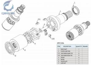 Wholesale Excavator Spare Parts HPV125A Hydraulic Pump Repair Kit from china suppliers