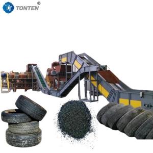 Wholesale Used Rubber Scrap Tire Shredder Crushing Recycling Machine from china suppliers
