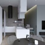 Edna Classic Design Automatic Frameless PVC Board Cabinet Kitchen Cabinets PVC