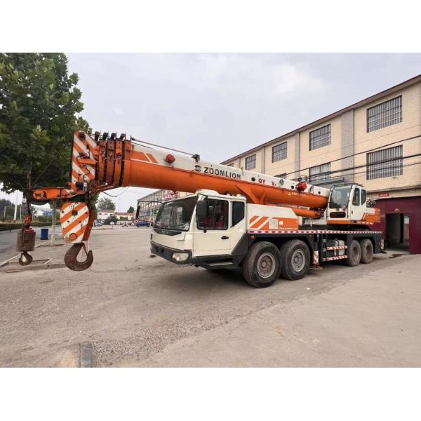 2015 Zoomlion 80t Used Mobile Crane Truck Crane Folding Shaft Number 4 Sell Used Crane