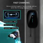 Smart RFID Card 32A Public EV Charger 7kw WIFI Wall Mounted
