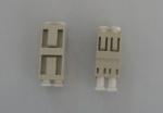 Low Insertion Loss LC Multimode Fiber Optic Adapter duplex beige color