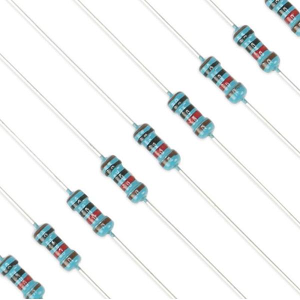 1% Tolerance Metal Film Resistor 10ohm-1Mohm 50pcs/Box