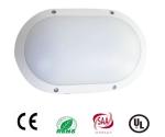 Oval Bulkhead Wall Light 20W Outdoor Aluminum Housing IK10 IP65 Moisture Proof