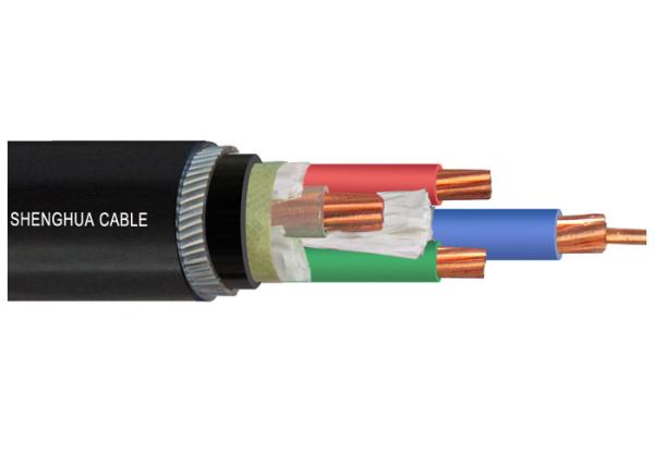 XLPE or PVC Insulated Steel Wire Armoured Electrical Cable 4 Core Copper Cable 0