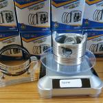 TVS100 Motorcycle Engine TVS Piston 0.074kg Aluminum Alloy Wear Resistant
