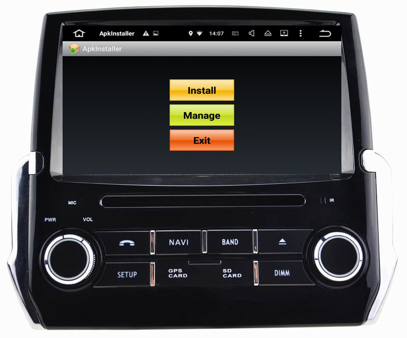 Ouchuangbo car dvd gps navigation android 7.1 for Peugeot 2008 with calculator 3G WIFI DDR3 2GB 1024*600