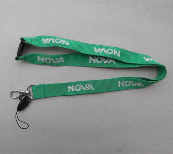 OEM wholesale cheap flat polyester neck lanyards with corporate logo screen