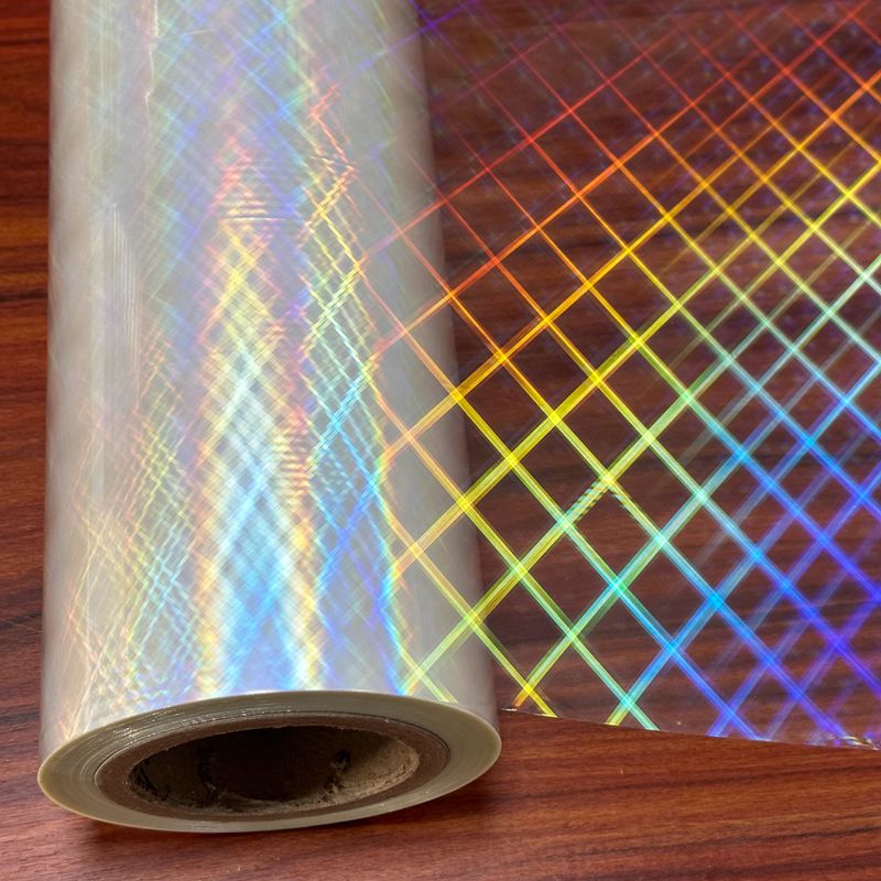 Soft Hardness Transparent Holographic Film For Small Grid Packaging