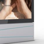 RAL Color Sunlight Readable Digital Signage 3000nits Free Standing 4k Lcd 206.9W
