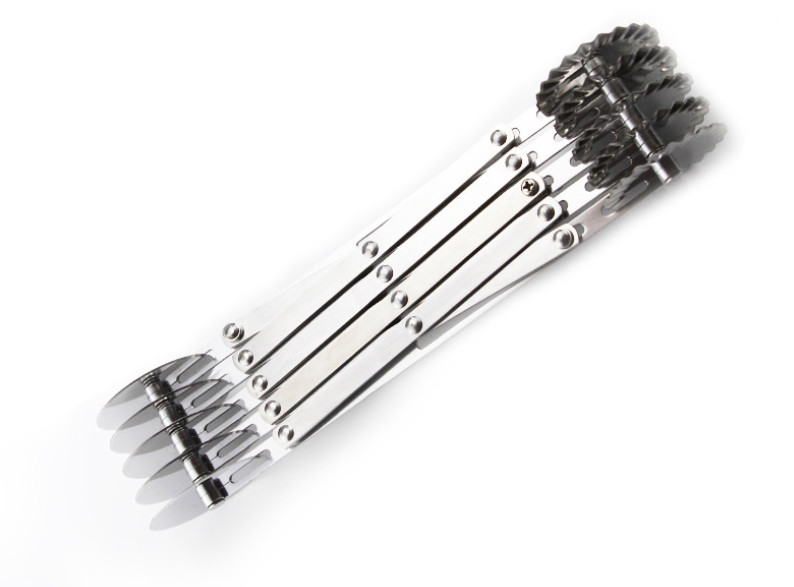 Wholesale Stainless Steel Pizza Cutter 3 Wheels Food Grade Pizza Tool