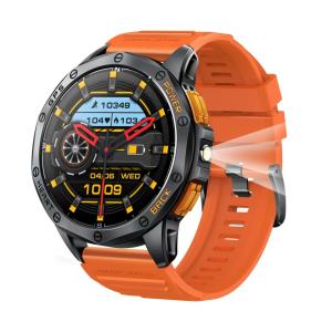 Wholesale K67 Sport Smart Watch With LED Flashlight IP68 Waterproof Barometric Compass Altimeter from china suppliers