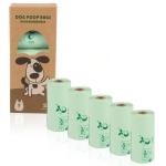 Customized Logo Biodegradable Cornstarch PBAT PLA Bag for Pet Poop at Exhibition
