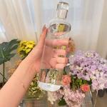 Round Glass Bottle for Transparent 750ml 700ml 500ml 250ml Mineral Water