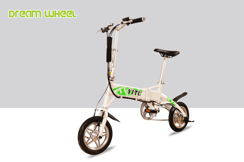 12 Inch Mini Aluminum Folding Electric Bike 36V 250W Motor Powerd