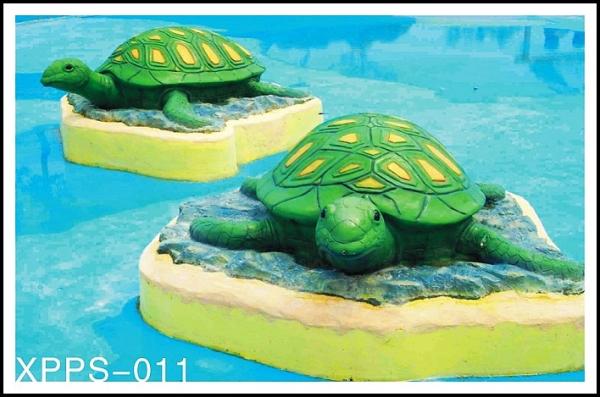 Custom Water turtle Aqua Play Water Playground , Spray Park Equipment For Kid