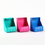 Custom Color Cardboard Greeting Card Display Stand PDQ for Makeup Brush