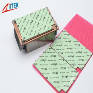 Wholesale 0.25mmT 35 Shore 00 Green Silicone Heat Sink Thermal Pad from china suppliers