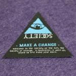 Customized Woven Apparel Labels Straight Cut Satin Damask , Testex