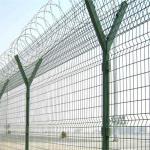1.5mm 2.0mm 3.0mm Airport Fencing RHS Post 358 Anti Climb Fence