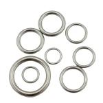 2.5*7.5mm 316/304 Stainless Steel Mini Marine Strap Welded Round O Ring