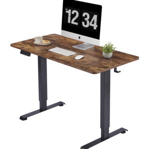 Wholesale Modern Design Single Motor Electric Height Adjustable Wooden Desk for Student School from china suppliers
