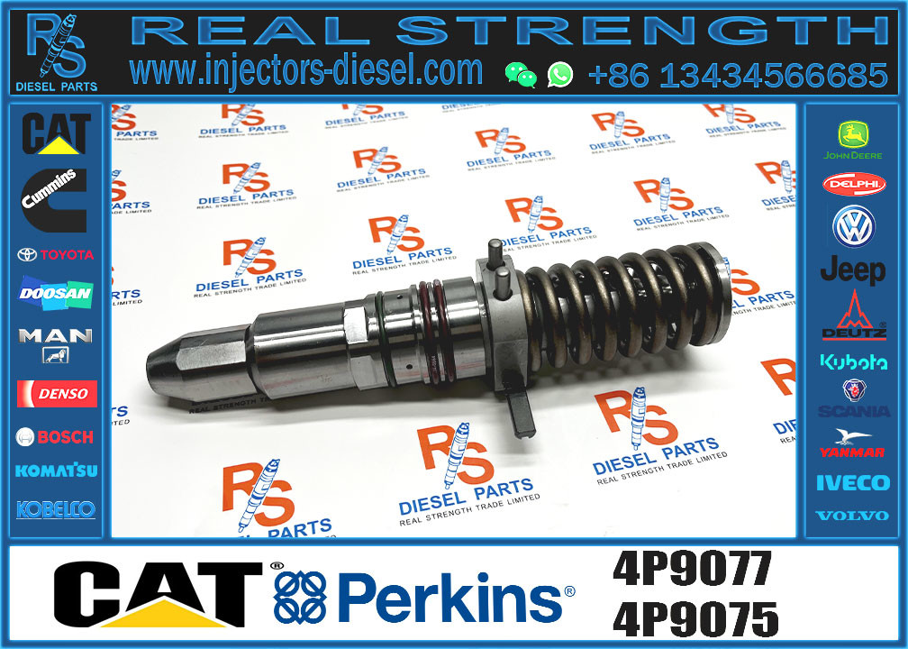 Diesel Engine Fuel Injector 198-6605 222-5966 4P9075 4P9076 4P9077 7E6408 7C-4184 10R3053 9Y-0052 For 3512
