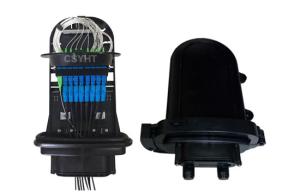 Wholesale Outdoor PP plastic 24 FO dome type fiber optic splice closure CV018 from china suppliers