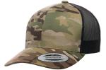 Plastic Closure Unisex Baseball Caps Nylon Cotton Trucker Yupoong Classic Blank