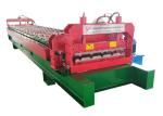 PPGI / GI Roof Panel Roll Forming Machine , A / C Motor Metal Sheet Forming