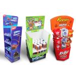 Banana POP displays fruits Corrugated dumpbin unit display box for fruits