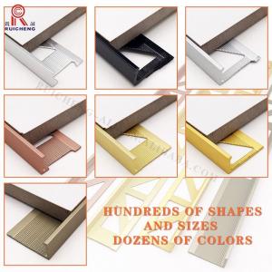 Wholesale Ceramic Wall Protection Aluminum Tile Trim Gold Color L Shaped Mill Finish from china suppliers