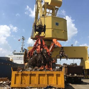 Wholesale 2m3 metal scrap handling Electro hydraulic orange peel scrap grab bucket from china suppliers