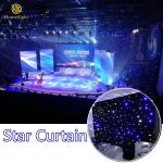 IP33 LED Star Curtain for Wedding Bar DJ Church Showcase Game Room Event