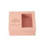 Recycled FSC Valentine'S Day Flower Gift Box With Transparent Window